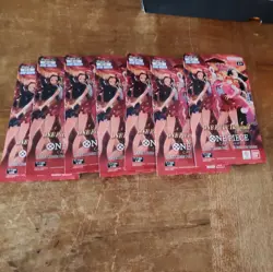 ONE PIECE HEROINES SEALED EB-03 BOOSTER ENGLISH VERSION 7 PACKS - Image 1