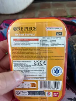 One Piece Tin Pack Set Vol 2 OP-13 Factory Sealed (2 Tins) - Image 2