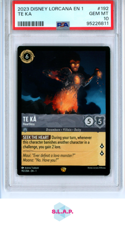 TE KA DISNEY LORCANA EN 1-THE FIRST CHAPTER 2023 192 PSA 10 - Image 1