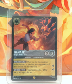 Disney Lorcana 198/204 NAMAARI Single-Minded Rival Legendary Foil Reign Jafar - Image 1