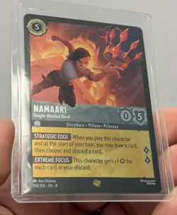 Disney Lorcana 198/204 NAMAARI Single-Minded Rival Legendary Foil Reign Jafar - Image 2