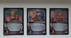 2000 Score Dragonball Z Saiyan Saga Krillin Holo Card LOT DBZ #17 #31 #33 NM LP - Image 1