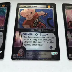 2000 Score Dragonball Z Saiyan Saga Krillin Holo Card LOT DBZ #17 #31 #33 NM LP - Image 3