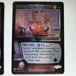 2000 Score Dragonball Z Saiyan Saga Krillin Holo Card LOT DBZ #17 #31 #33 NM LP - Image 5