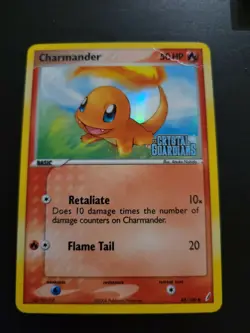 Pokemon TCG Card 2006 EX Crystal Guardians - Charmander 48/100 Reverse Holo - Image 1