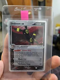 Pokemon TCG Umbreon EX Holo Ultra Rare Card Unseen Forces 112/115 - Image 1