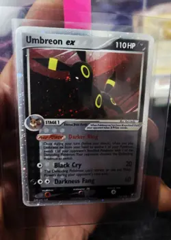 Pokemon TCG Umbreon EX Holo Ultra Rare Card Unseen Forces 112/115 - Image 2