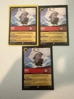 Disney Lorcana TCG Maui Half-Shark 124/204 Azurite Sea Regular Card x3 - Image 1