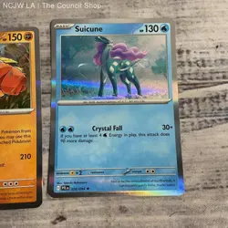 Lot Of 100+ Pokemon Cards 15 Shiny/holo/reverse Holo Suicune Hariyama w/ Case - Image 2