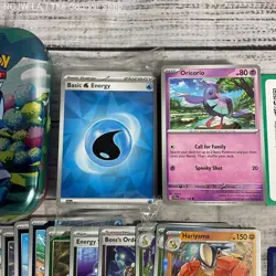 Lot Of 100+ Pokemon Cards 15 Shiny/holo/reverse Holo Suicune Hariyama w/ Case - Image 3