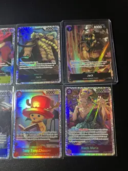 One Piece 8 Card lot All FOILS- OP08 - SR- ALT ART - Image 4