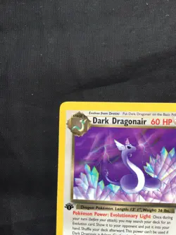 Pokemon Cards: Team Rocket 1st Edition Uncommon: Dark Dragonair 33/82 - Image 2