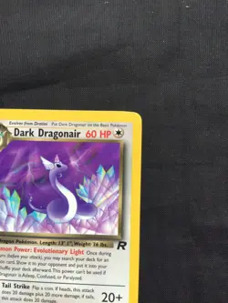 Pokemon Cards: Team Rocket 1st Edition Uncommon: Dark Dragonair 33/82 - Image 3