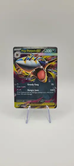 Pokemon TCG: Mega Sharpedo ex - 061/094 - ME02: Double Rare Card NM - Image 1