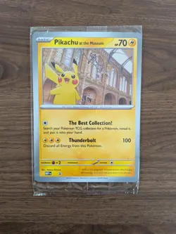 Pokemon TCG Pikachu At The Museum (Natural History) Jumbo Card | New & Sealed ✅ - Image 1