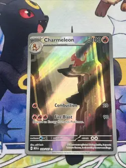 Pokemon TCG Charmeleon Scarlet Violet-151 Card 169/165 English Edition - Image 3