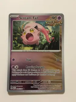 Pokemon Card Paradox Rift Reverse Holographic Sceam Tail 086/182 NM - Image 1