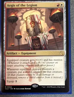 Aegis of the Legion NM/M Clu MTG Magic the Gathering Card Fast Shipping! - Image 1