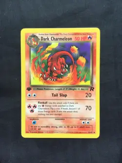 Pokemon Cards: Team Rocket 1st Edition Uncommon: Dark Charmeleon 32/82 - Image 1