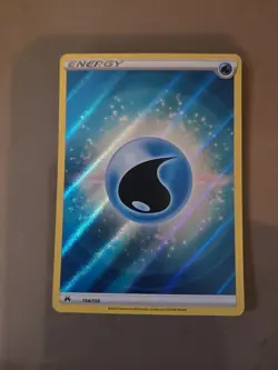 Water Energy Texture Full Art Holo Crown Zenith 154/159 Pokem Card NM - Image 1