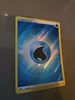 Water Energy Texture Full Art Holo Crown Zenith 154/159 Pokem Card NM - Image 3