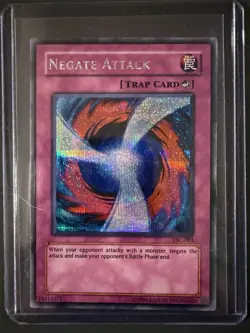 Negate Attack TSC-003 Prismatic Secret Rare Card Near Mint Condition - Image 1