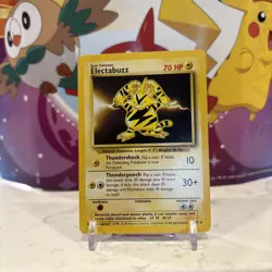 Pokemon TCG Electabuzz Base Set Unlimited Rare Card 20/102 NM / LP Condition - Image 1