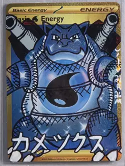 Blastoise Gold Sketch By Mort Pokemon Card - Image 1