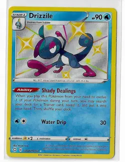 Drizzile SV026/SV122 Shining Fates Shiny Vault Holo Rare Pokemon TCG Card NM - Image 1