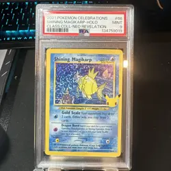 PSA 9 Shining Magikarp Celebrations Classic Collection Pokemon Card Pokemon TCG - Image 1