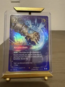 Arcane Shift Ezreal Action Card SFD Signature Spell Holo 200/221 Original Force… - Image 1