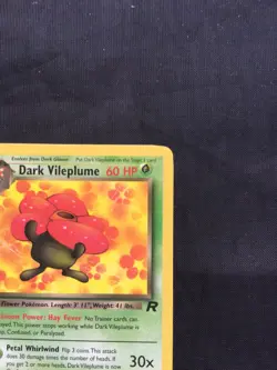 Pokemon Cards: Team Rocket 1st Edition Rare: Dark Vileplume 30/82 - Image 3