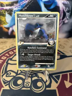 Honchkrow G 77/127 Common Platinum Pokemon Card - Image 1