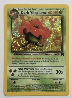 Dark Vileplume 13/82 Team Rocket Rare Holo 2000 WOTC Pokemon Card - Image 1