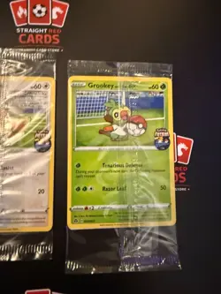 🔥 Pokemon Futsal Promo Set Sobble Eevee Grookey Sealed 3 Card Lot - Image 5