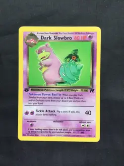 Pokemon Cards: Team Rocket 1st Edition Rare: Dark Slowbro 29/82 - Image 1