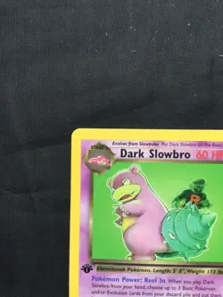 Pokemon Cards: Team Rocket 1st Edition Rare: Dark Slowbro 29/82 - Image 2