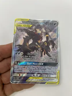 Umbreon and Darkrai GX Tag Team SM241 Black Star Promo Pokemon Card *READ* - Image 3