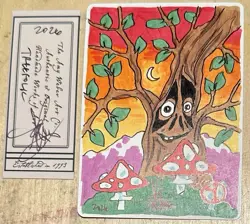 MTG ARTIST PROOF MTG Argothian Treefolk AP Sketch Art Amy WEBER - Image 1