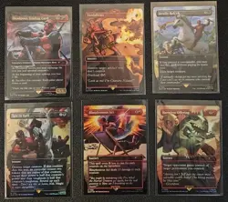 Deadpool Secret Lair Magic the Gathering Foil COMPLETE SET - MINT - Image 1
