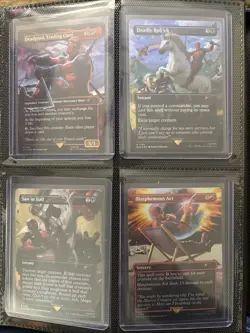 Deadpool Secret Lair Magic the Gathering Foil COMPLETE SET - MINT - Image 2