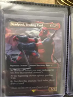 Deadpool Secret Lair Magic the Gathering Foil COMPLETE SET - MINT - Image 4