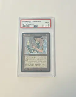 Magic The Gathering Elven Lyre Fallen Empires RARE PSA 9 1994 - Image 1