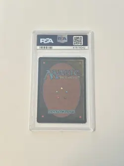 Magic The Gathering Elven Lyre Fallen Empires RARE PSA 9 1994 - Image 2