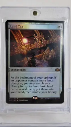Magic: The Gathering Land Tax Mythic White Enchantment Foil Double Masters - Image 1