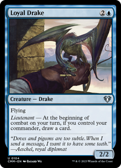 Loyal Drake [Commander Masters] Magic MTG - Image 1