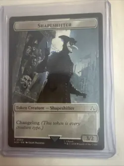 Shapeshifter Token MTG Assassin's Creed Token 2 NM - Image 1