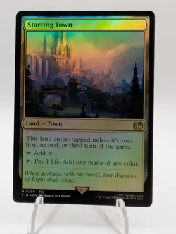 Magic the Gathering: Starting Town Final Fantasy Foil NM - Image 1