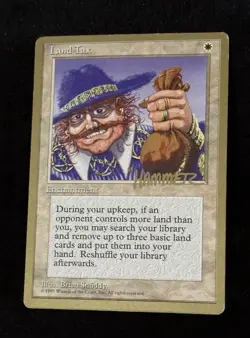 MTG Land Tax - Pro Deck NYC “Hammer”- 1996 MTG Magic: The Gathering LP - Image 1
