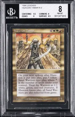 1994 MAGIC: THE GATHERING LEGENDS HAZEZON TAMAR BGS 8 - Image 1